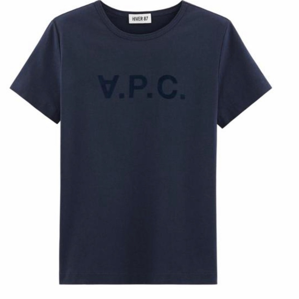 Current APC Hiver 87 velvet embossed tee
